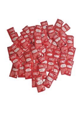 Taco Bell Fire Sauce Packet 50 Bundle Lot Mildly Spicy Red Condiment Packets